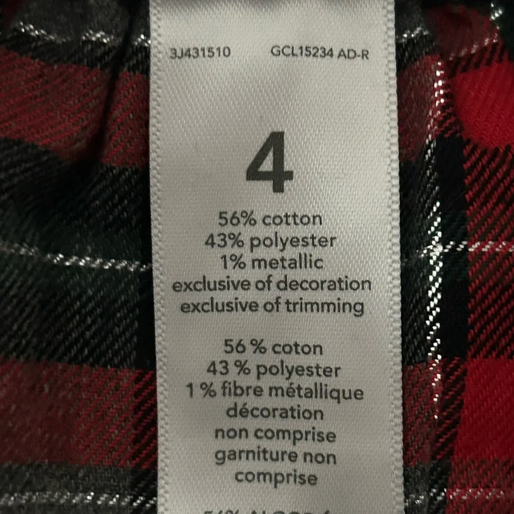Carter’s Kid‎ Girl’s Tartan Plaid Skirt Sz 4